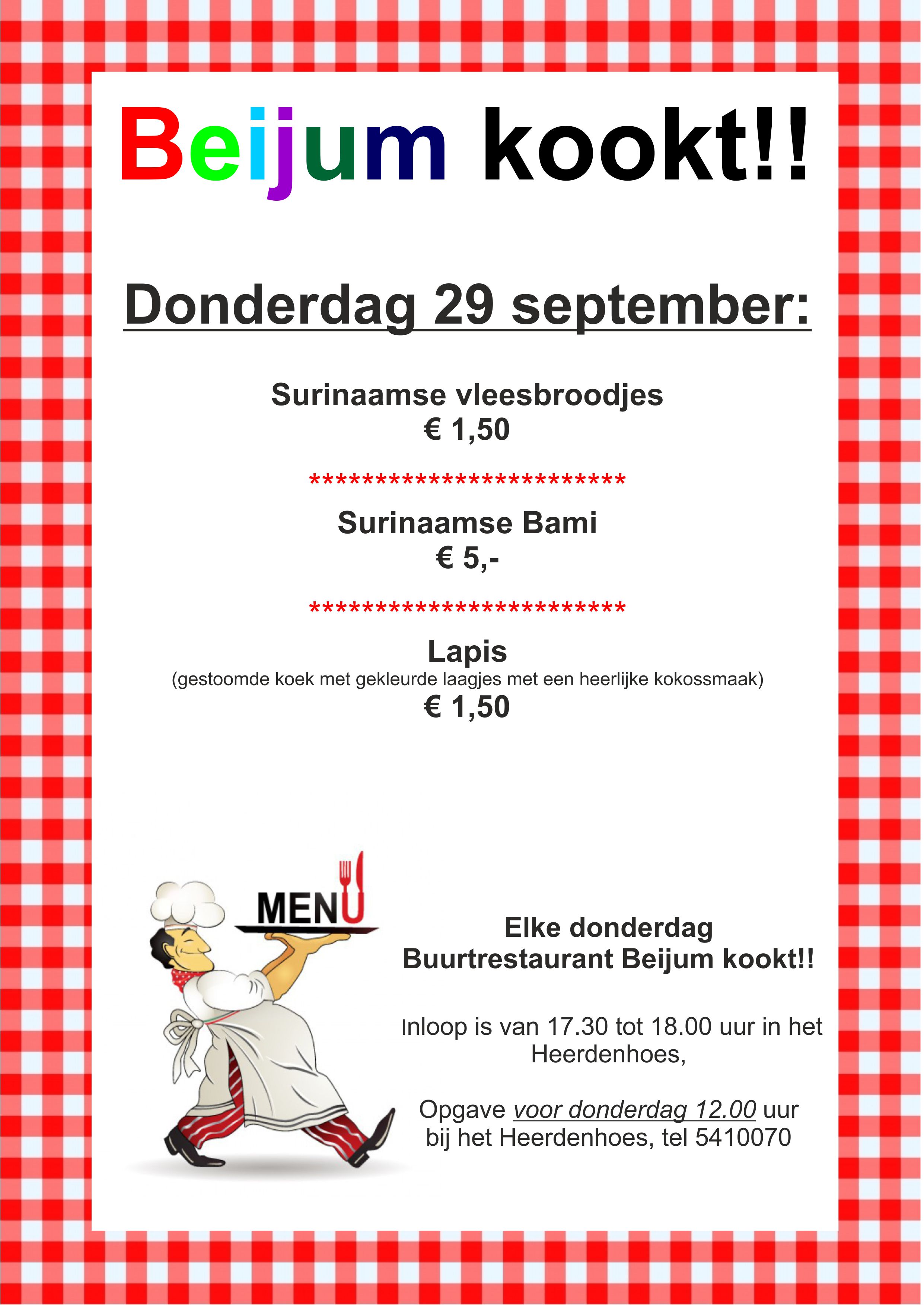Buurtrestaurant Beijum Kookt 16-09-29